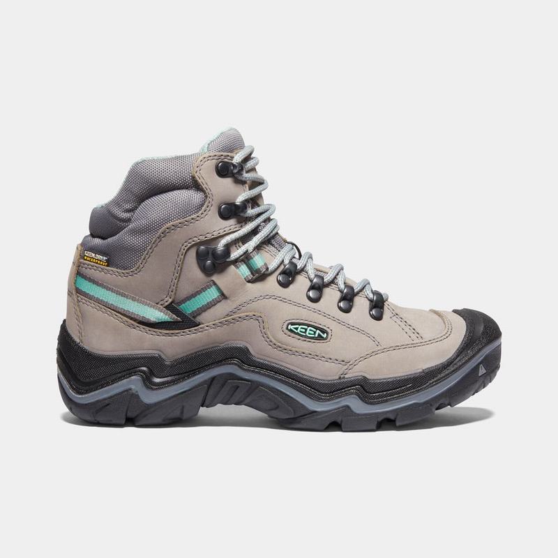 Botas De Montaña Keen Durand II Waterproof Para Mujer Kaki/Grises - Botas Keen Mexico (516930-YXK)